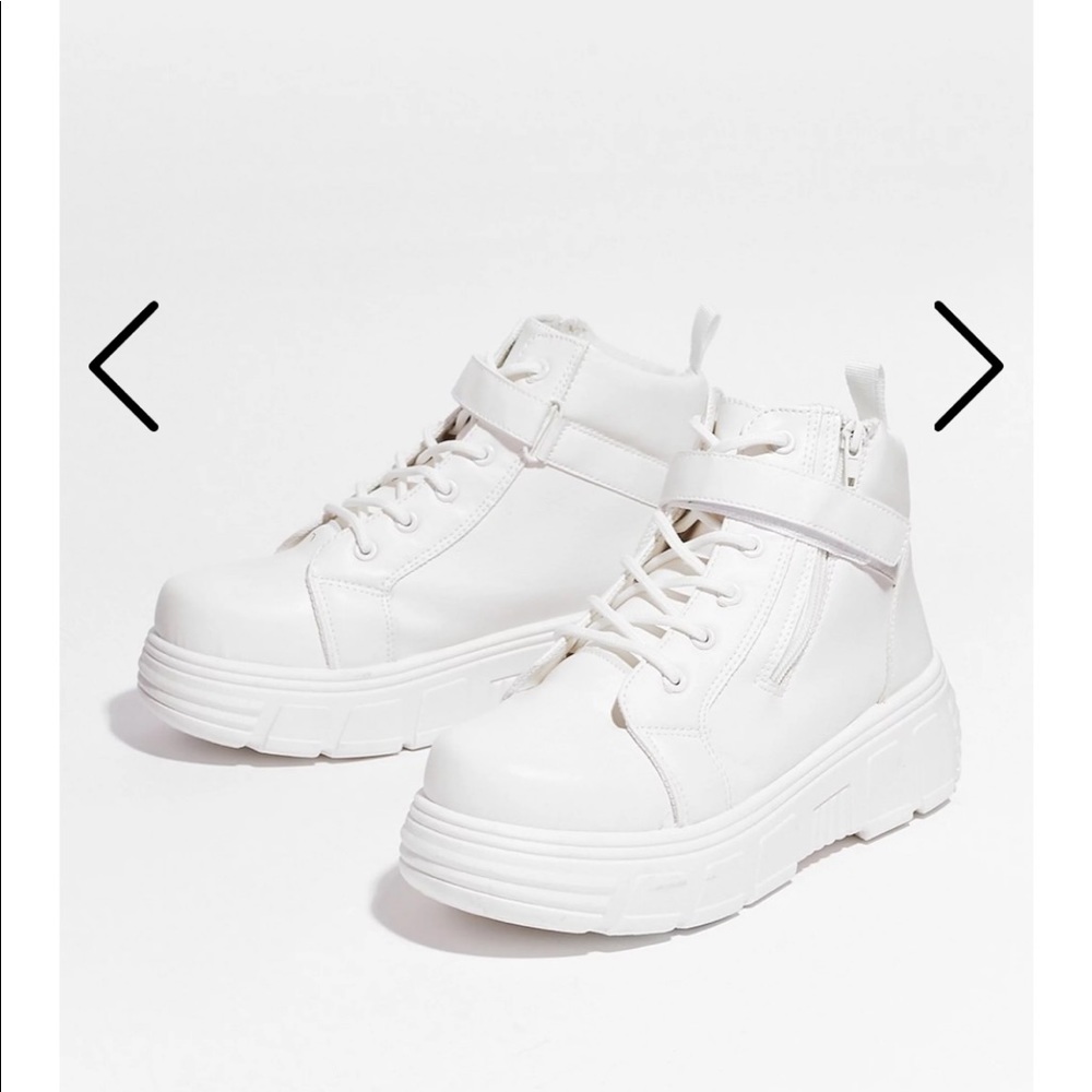 Nastygal high top platform sneakers